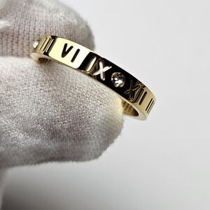 18K gold plated stainless steel Ring